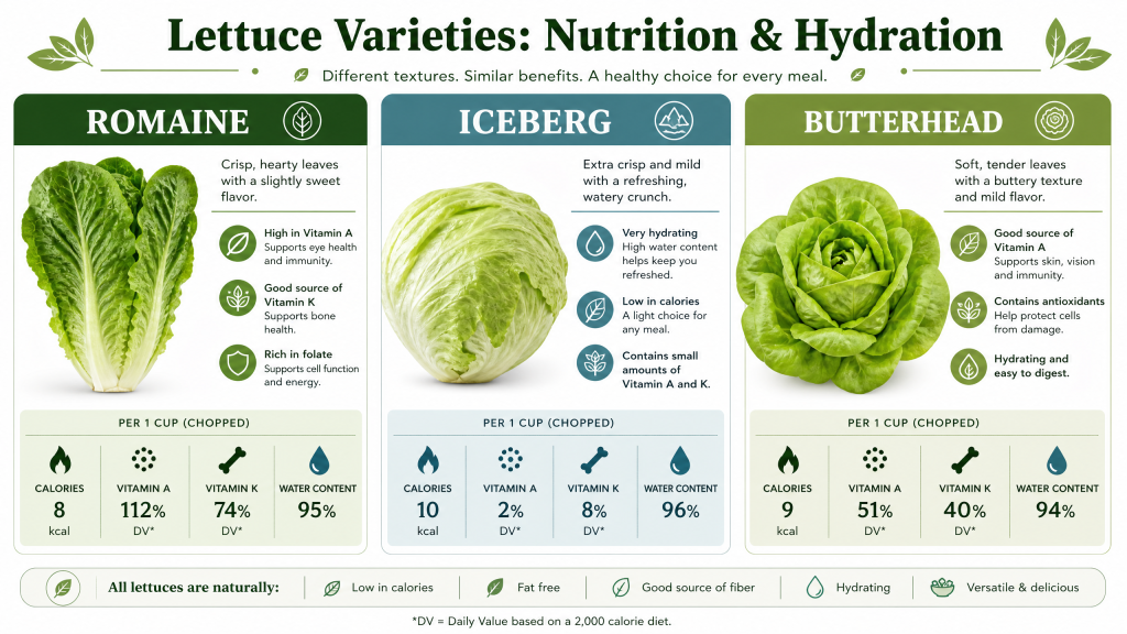 lettuce nutrition health benefits
