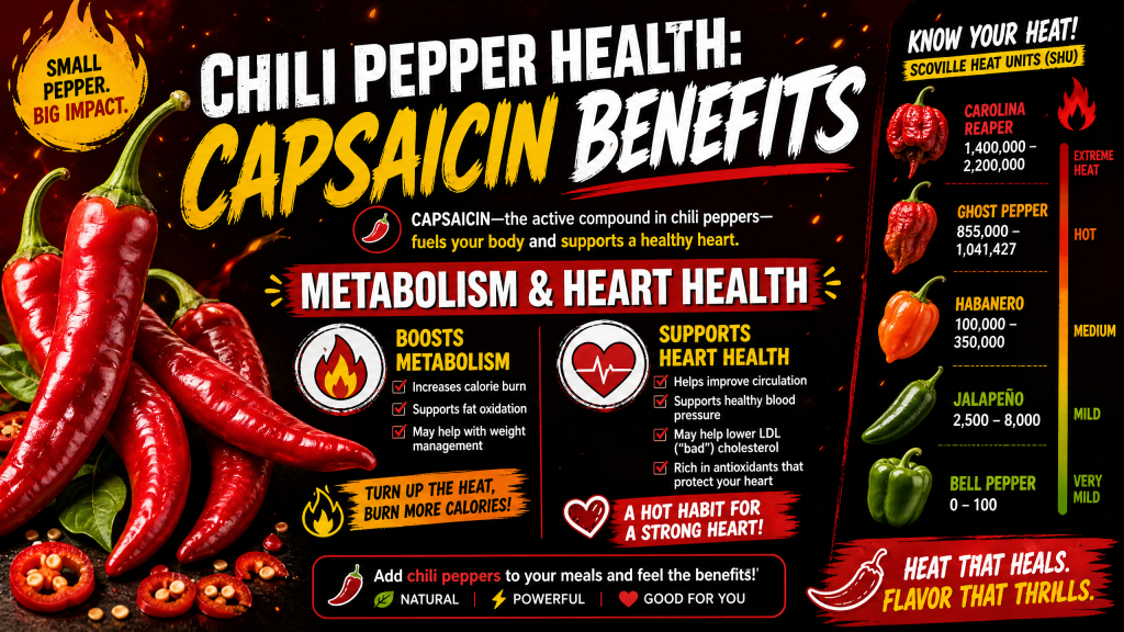 chili peppers health benefits