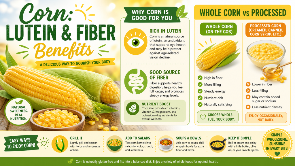 corn nutrition health benefits