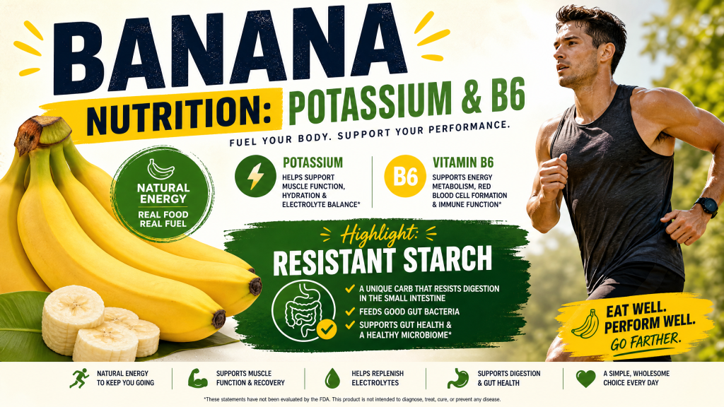 bananas energy nutrition benefits